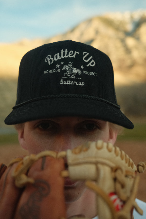 Batter Up Corduroy (Black)